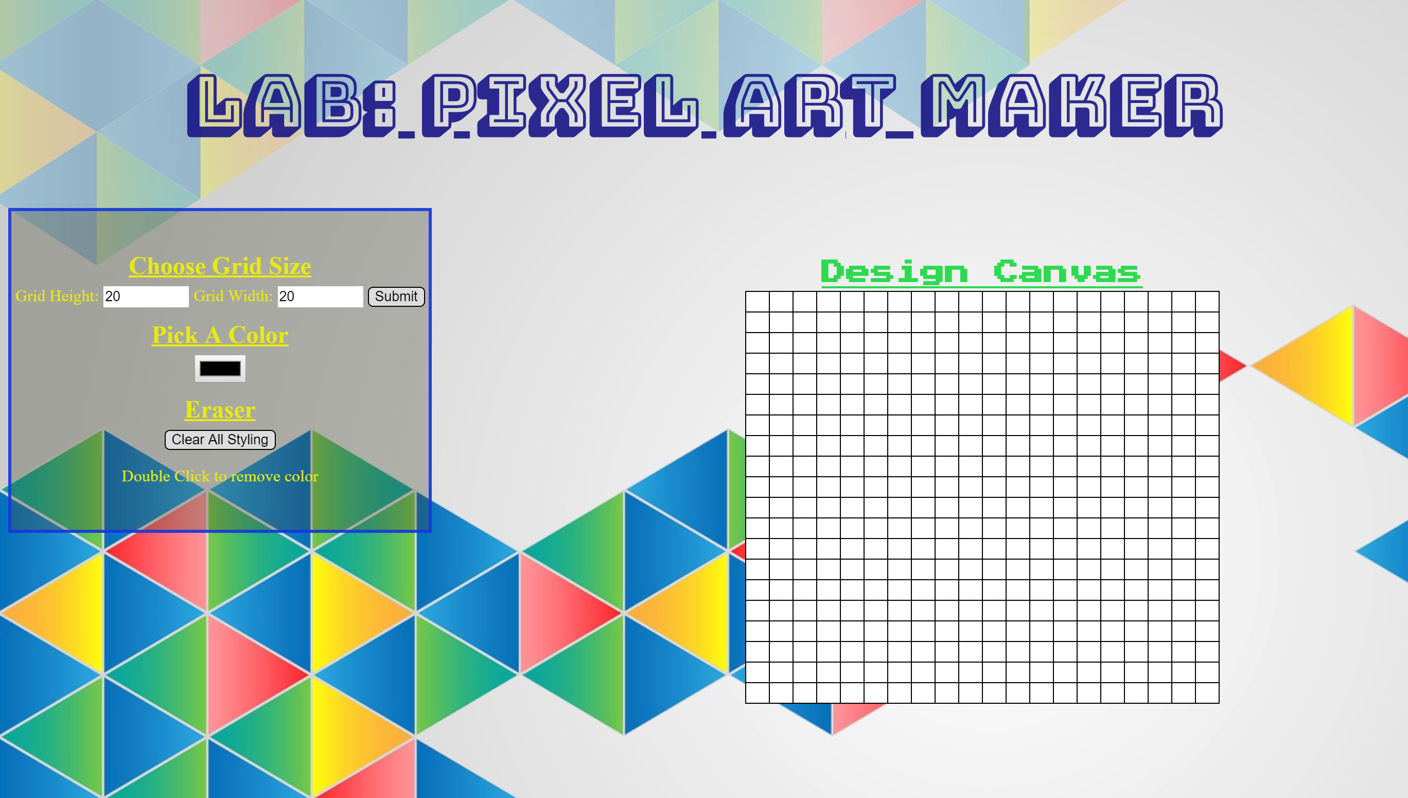 a screen shot of a pixel art game